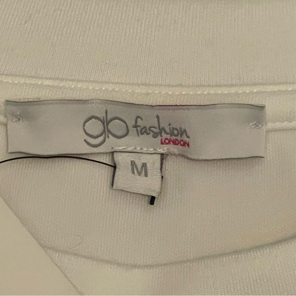 Francesca’s GB Fashion Hôtel de Paris Sweatshirt White Medium New - Picture 3 of 4